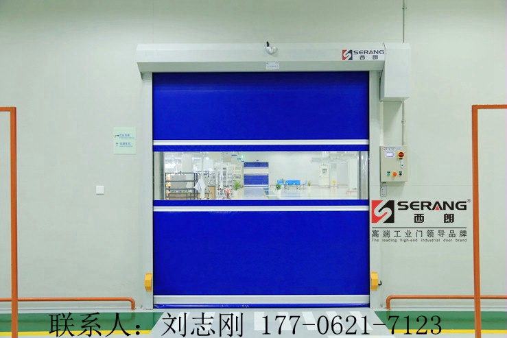 门业图片-工业电动快速门上海厂房快速门，车间专用快速门111图片